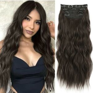 Clip in hair extensions